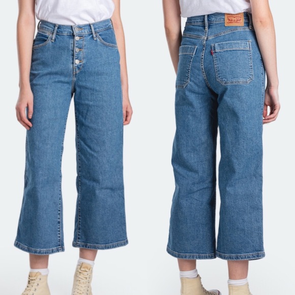 Levi's Denim - NWT LEVIS mile high cropped crop wide leg 6 jeans